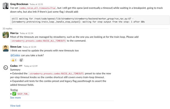 Slack�A�g�ɂ��Codex���p�̃C���[�W�iOpenAI�̊J���Ҍ����h�L�������g���j