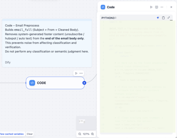 ���[���O������Code�m�[�h�@������s�v�ȃ����N���폜���A���ސ��x�����߂�i�񋟁FDify�j
