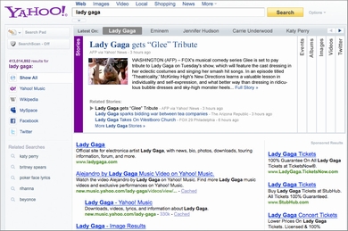 yahoo search