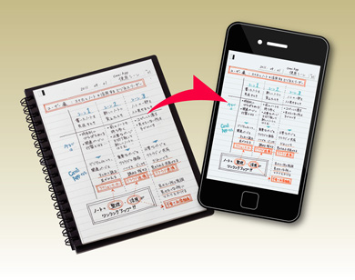 Iphoneでノートを電子化 タグ付けも簡単 コクヨ ネットステーショナリー 第1弾 Itmedia エンタープライズ