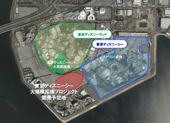 2022年の開業目指し東京ディズニーシーが大規模拡張へ Built