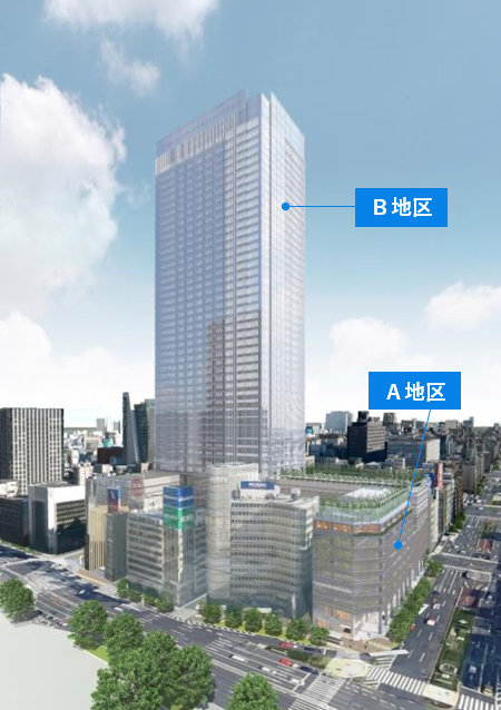 東京駅八重洲一丁目東b地区の1 3ha再開発で 地上50階 高さ250mの複合施設を建設 Built