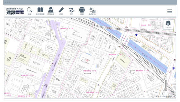 DXF形式の住宅地図データを取り込めるクラウドを発売、敷地図の作成を効率化：日本ものづくりワールド2020 - BUILT