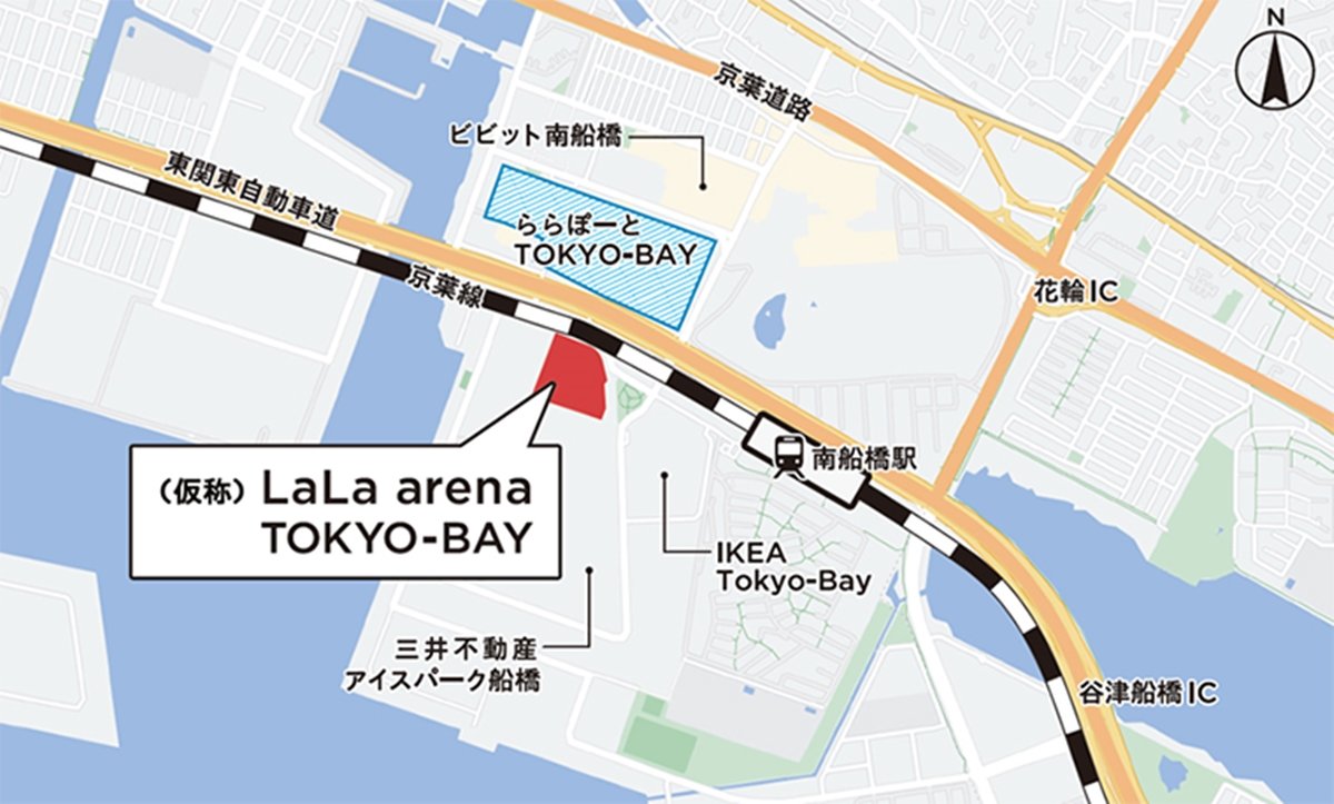 uíjLaLa arena TOKYO-BAYv̌vn@񋟁FOsY