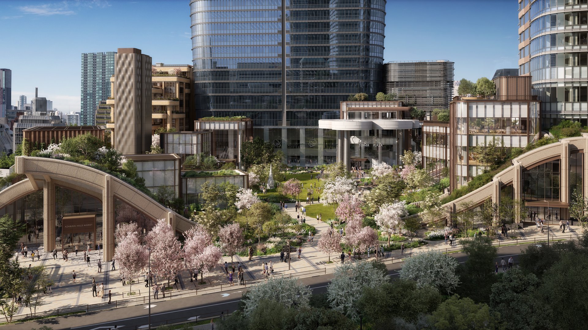 「麻布台ヒルズ」の全貌を徹底解剖 高さ日本一330mの“森JPタワー”を含む、延べ86.1万m2の街が11月開業 (l