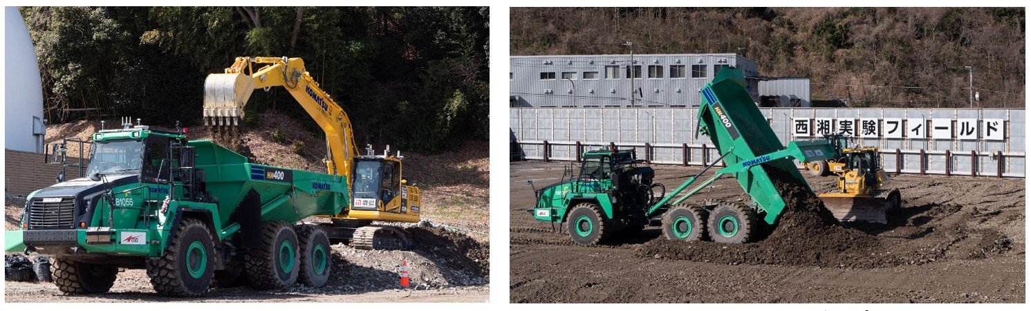 4機種連携で盛土作業を自動化、鹿島の自動化施工システム「A4CSEL」：i