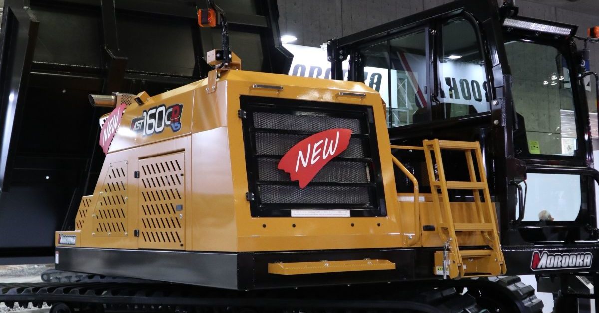 360度旋回キャリアダンプに16トンモデル登場 自動運転フォワーダの