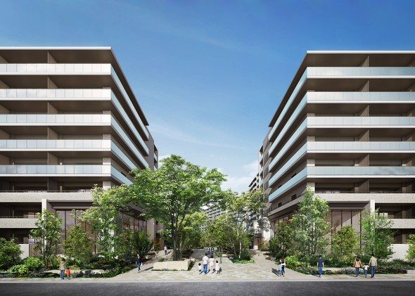 新築分譲マンション「多摩川シーズンズ」完成イメージ