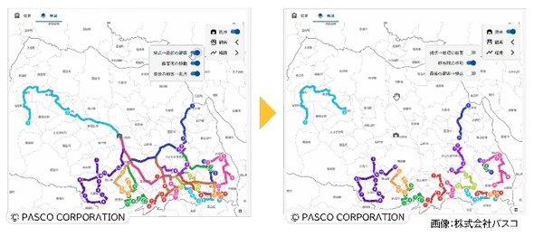 �z�Ԍ��ʂ̕\���ؑ֋@�\