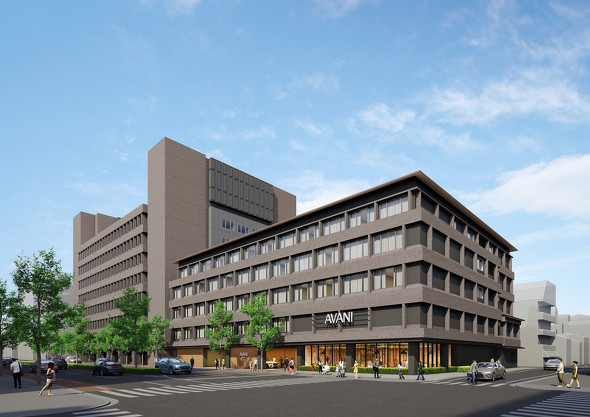 �u�i���́jAvani Kyoto�i�A���@�j���s�j�v�̊O�ρ��O�σp�[�X�͌����_�̂��̂ł���A����̐݌v�Ȃ�тɋ��c�Ȃǂɂ��ύX��������ꍇ������