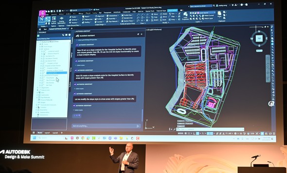 AutoCAD�Ɏ��������uAutodesk Assistant�v�̃f��