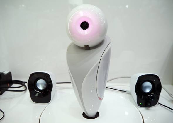 富士通のメディエーターロボット「RoboPin」
