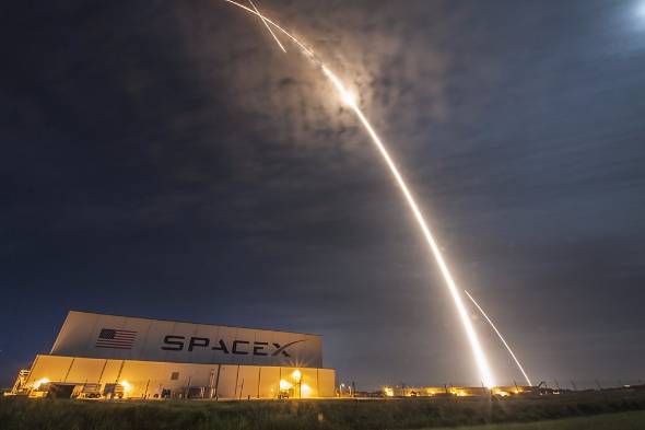 年明け早々、米SpaceXは打ち上げサービスを再開した(写真:SpaceX)
