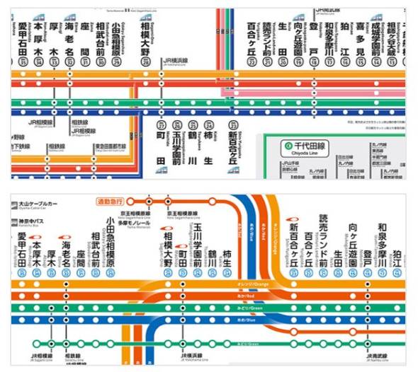 小田急電鉄の路線図はどこが変わったのか：路線図マニアが ...