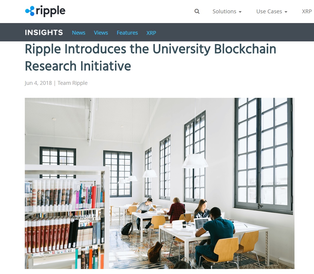 Rippleが世界の有名大学に5000万ドル投資：アジアからは韓国とインドの大学 - ITmedia ビジネスオンライン