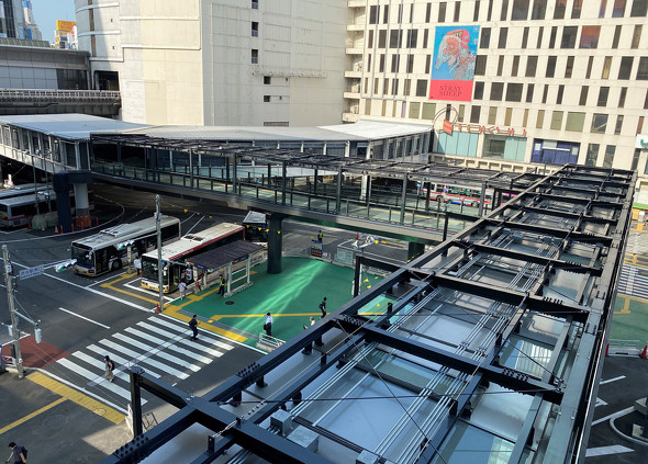 渋谷駅西口の歩行者デッキ 9月26日供用開始 旧 東急東横店 は解体へ Itmedia ビジネスオンライン