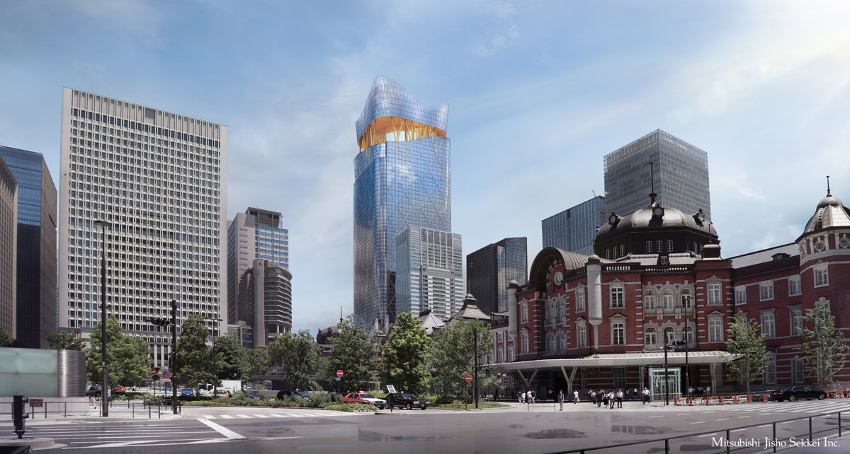 2045年の東京にそびえる高さ1700メートルの超高層ビルの驚異のデザイン