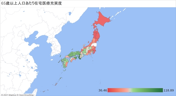 在宅医療が充実している 都道府県ランキング 最下位は 千葉県 1位は Itmedia ビジネスオンライン