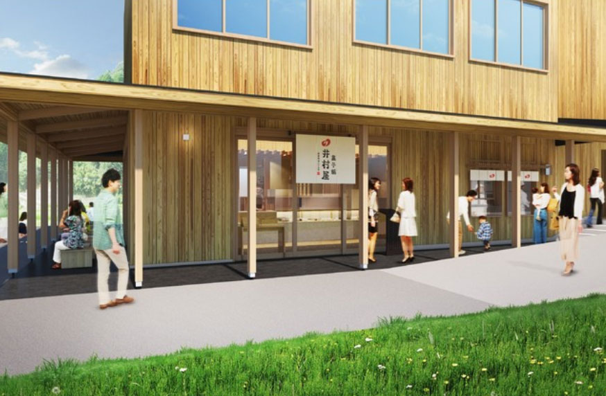 あずきバーの井村屋が「和菓子」の直営店、三重県のリゾート商業施設「VISON」に開業