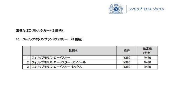 フィリップ モリス ジャパン 118銘柄の値上げを申請 マールボロ は600円に 10月から実施 2 2 ページ Itmedia ビジネスオンライン