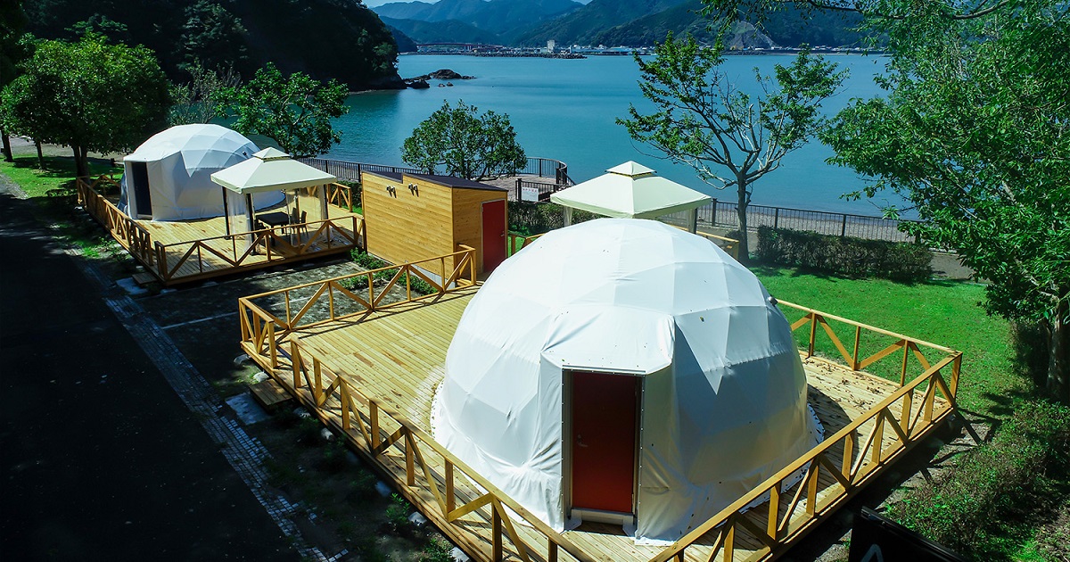 三重県のキャンプ場に、2棟限定の「グランピング施設」が誕生 キャンプ