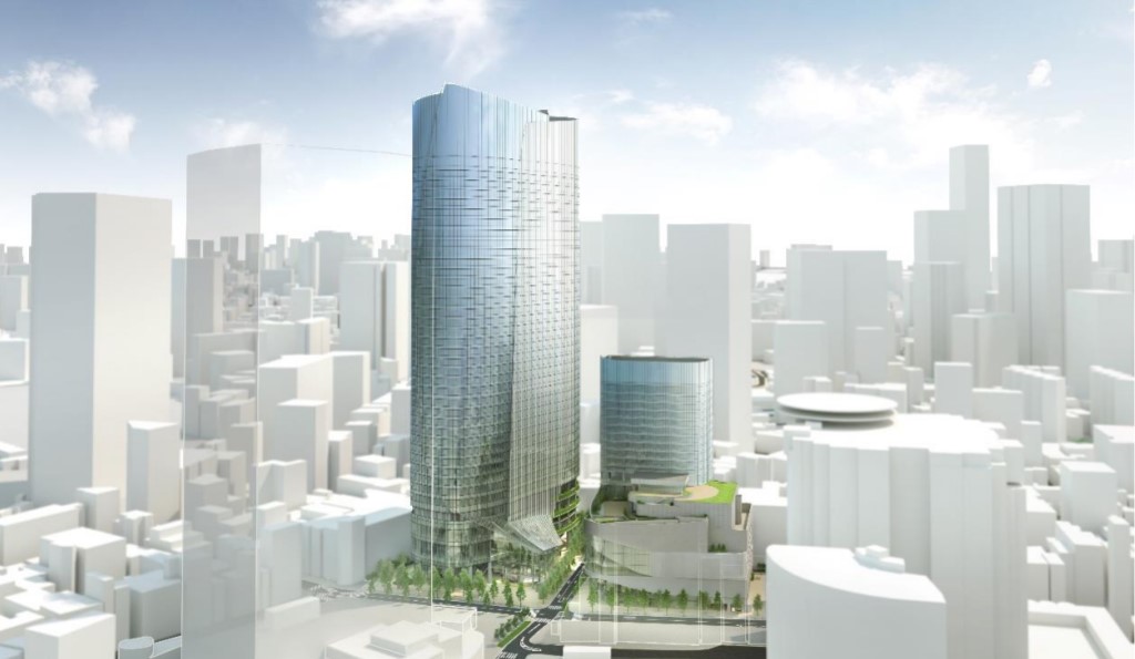 赤坂駅周辺を“エンタメシティ”に TBSらが約230メートルの複合ビル建設 