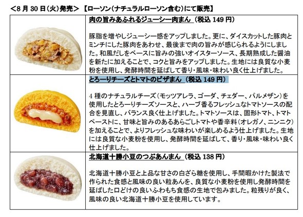 ローソン 8月30日から中華まん発売 9月には横浜中華街のブタまんを再現した 特選肉まん も投入 専門店コラボとスイーツ系を強化 Itmedia ビジネスオンライン