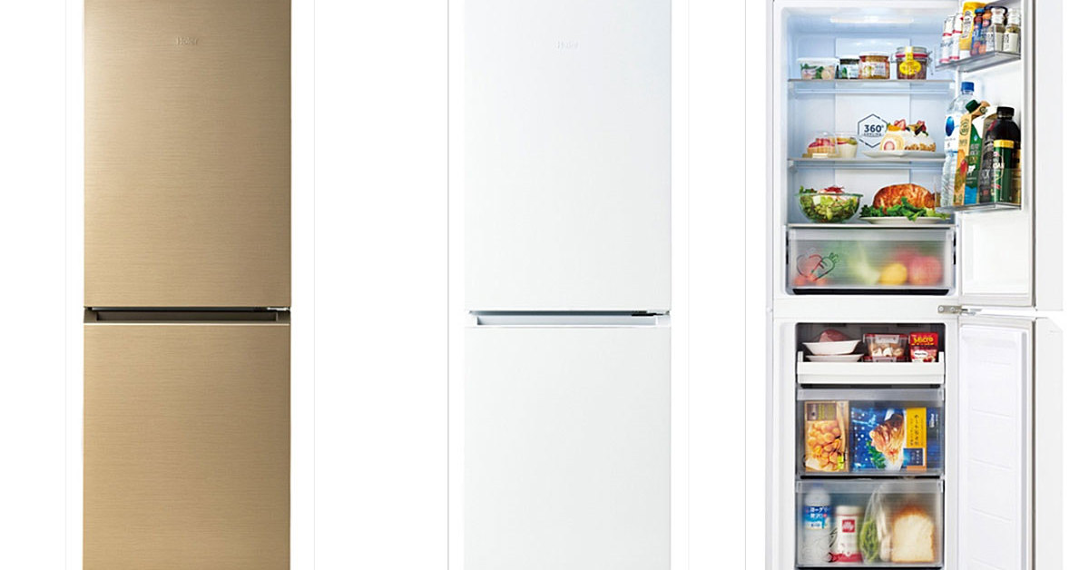 ハイアール、大容量冷凍室が付いた201L冷蔵庫を発売：スリムボディ 