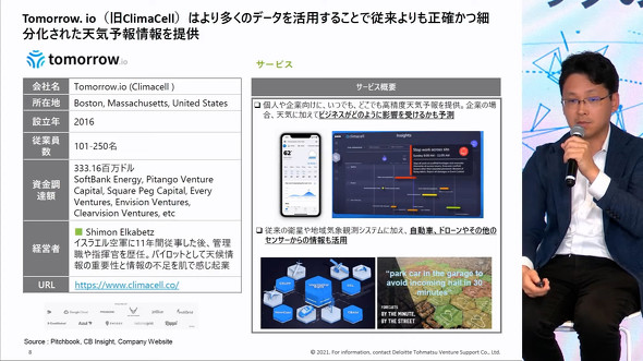 tomorrow.io�̃T�[�r�X