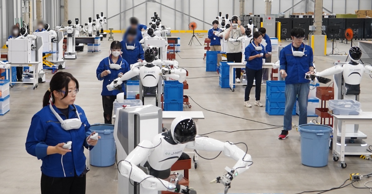 人形機器人驅動日本 AI 資料工廠