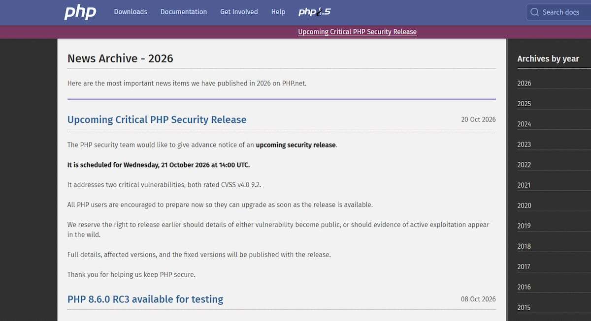 PHPに深刻な脆弱性、米NSAやFBIが組織へ直ちに対策要請 サイト遮断の勧告も - ITmedia ビジネスオンライン