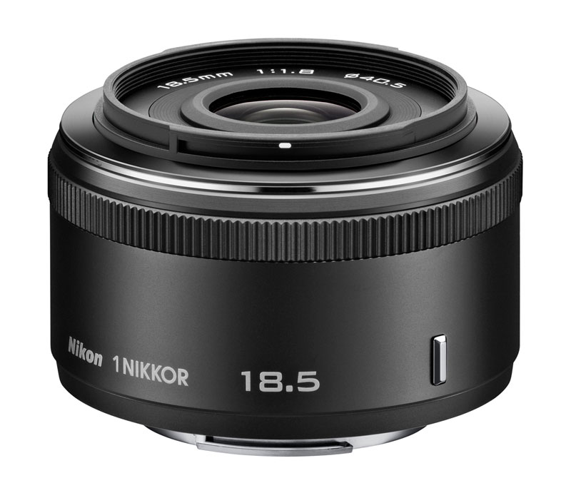 ニコン、開放F1.8の軽量Nikon 1用レンズ「1 NIKKOR 18.5mm f/1.8 