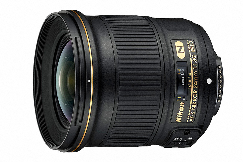 ニコン、大口径広角単焦点レンズ「AF-S NIKKOR 24mm f/1.8G ED」を発売