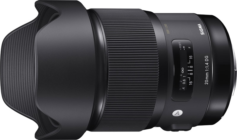 開放F 1.4のフルサイズ用広角レンズ「SIGMA 20mm F1.4 DG HSM