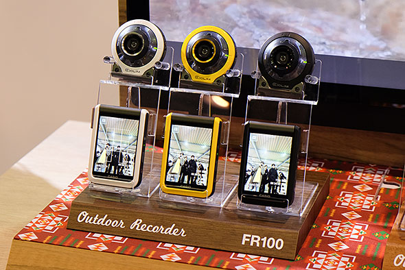 フリースタイルカメラ”がさらに進化 「Outdoor Recorder EX-FR100 ...