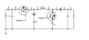 図6　非反転型コンバータにおける電流検出位置（その1）
