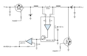 図9　非反転型コンバータで用いる電流検出回路