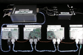 写真4安全制御システムを構成する5つのECU