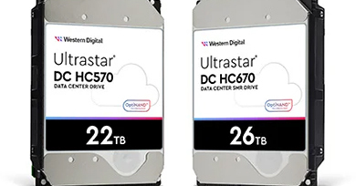 クラウド市場向け、22、26TバイトのHDD：ウエスタンデジタル DC HC570