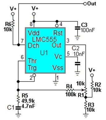 <strong>�}1�FR1�ɂ����U1�̎��g����10Hz��������100kHz���܂Őݒ肷��</strong>