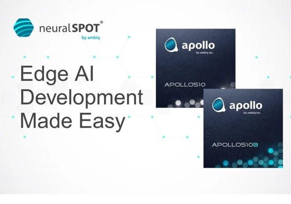 Ambiq�́uneuralSPOT�v �o���FAmbiq