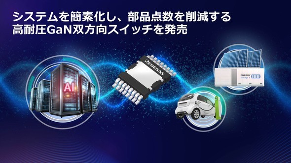 650V�ψ���GaN�o�����X�C�b�`�uTP65B110HRU�v