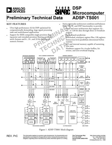 �}16�F�\���I�ɂ͑�2�����SHARC�Ɏ��Ă��銴�͂��邪�ARegister File�̃T�C�Y��16�~40bit��32�~32bit�ɂȂ�ȂǁA�ʐM���������ł���