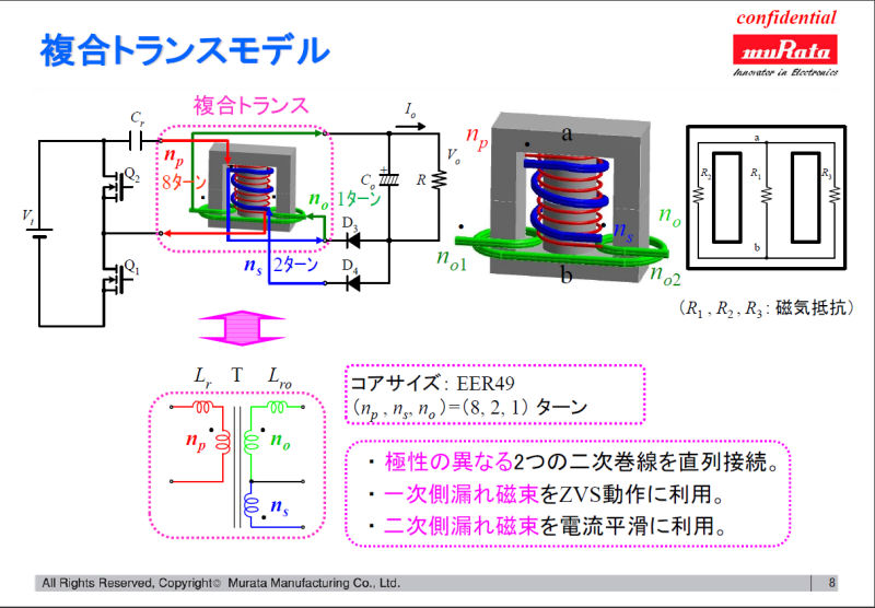 漏れ磁束を積極活用で小型化に貢献 複合トランスのスイッチング電源をうまく設計するには 電源設計 1 2 ページ Ee Times Japan