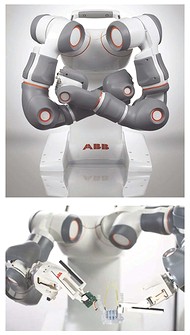 ABBが開発した協働ロボットのコンセプト機「Frida」