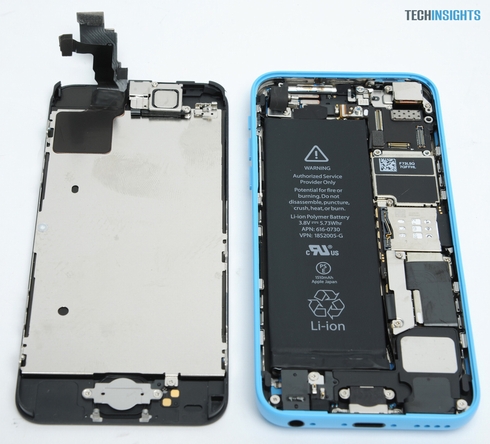 Iphone 5cのメインボードを 5s 5と比較する Ee Times Japan