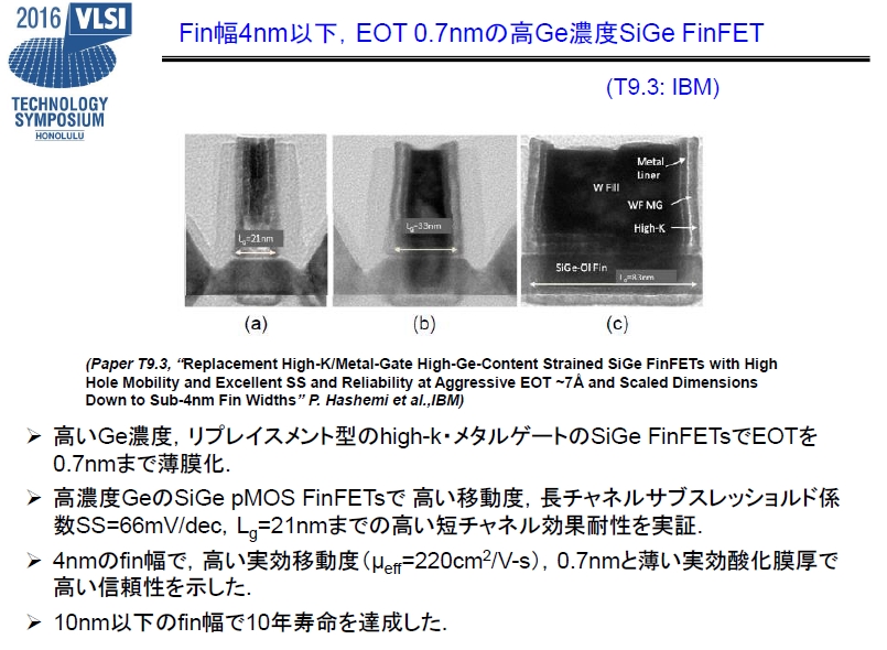 tB킸4nmAEOTiEquivalent Oxide Thicknessj0.7nmSiGe FinFETiNbNŊgj oTFVLSIV|WEψ