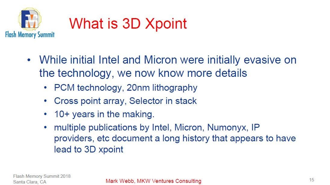 u3D XPointv̊TvBJƂłIntelMicron Technologyɔ\ȊOɁAЂ͂܂łBoTFMKW Venture Consulting, LLC