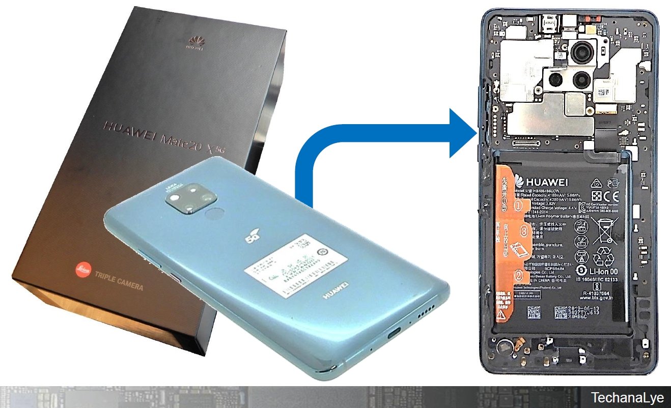 Huaweiの5Gスマホ、HiSiliconの部品のみで5割を構成：製品分解で探る