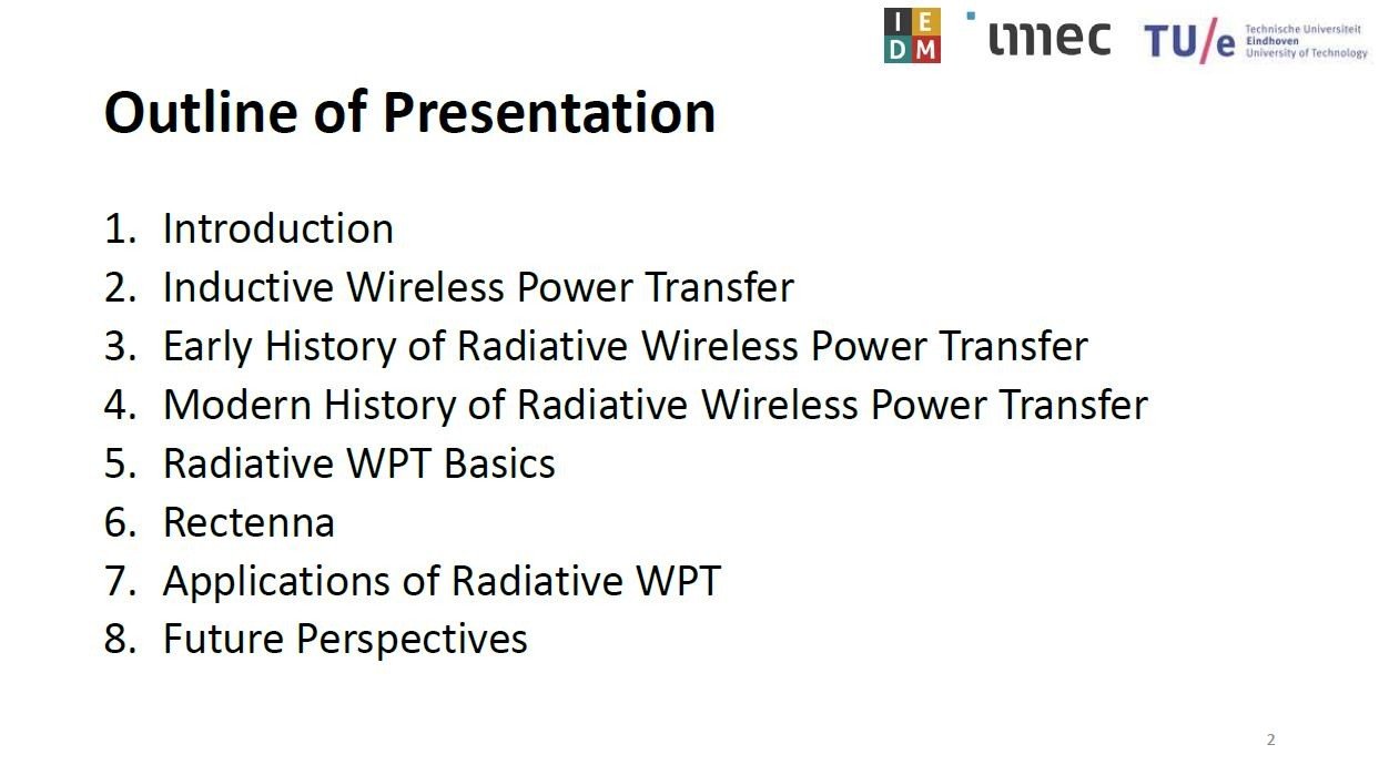 uuPractical Implementation of Wireless Power TransferiCXd͓`̎pIȎjṽAEgCmNbNŊgnoFimecEindhoven University of TechnologyiIEDMV[gR[X̍uuPractical Implementation of Wireless Power TransferṽXChj